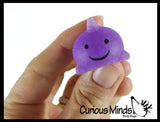 Narwhal Animal Mochi Squishy  - Adorable Cute Kawaii - Individually Wrapped Toys - Sensory, Stress, Fidget Party Favor Toy - Whale