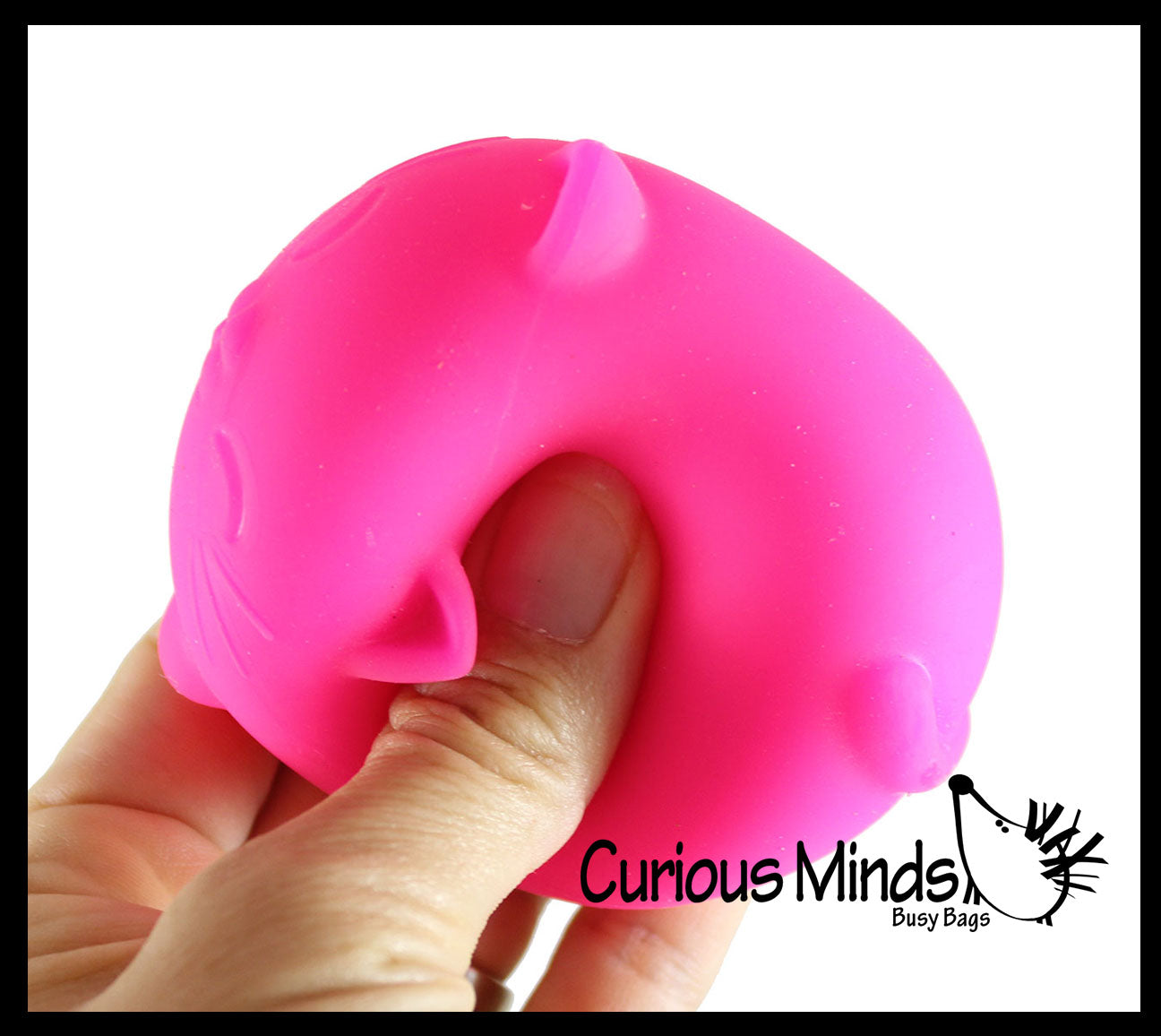 NeeDoh Groovy Cool Cat Soft Doh Filled Stretch Ball - Ultra Squishy and Moldable Relaxing Sensory Fidget Stress Toy Nee Doh