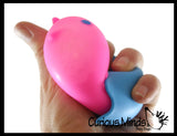 Nee-Doh Chick in Egg - Easter Chicken - Soft Doh Filled Stretch Ball with Removable Egg - Ultra Squishy and Moldable Relaxing Sensory Fidget Stress Toy