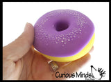 Nee-Doh Donut Doughnut Soft Doh Filled Stretch Ball with Removable Frosting - Ultra Squishy and Moldable Relaxing Sensory Fidget Stress Toy