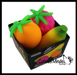 NeeDoh Fruit Basket Soft Fluff- Filled Squeeze Stress Balls  -  Sensory, Stress, Fidget Toy Nee doh