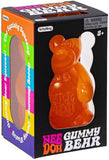 NeeDoh Gummy Bear - Gel Filled Stress Balll - Ultra Squishy and Moldable Relaxing Sensory Fidget Stress Toy Nee doh