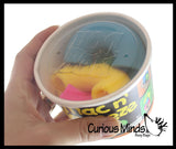NeeDoh Mac and Squeeze Cheese - 4 Stretchy Elbow Noodle Strings Fidget Toy - Thick, Build Resistance for Strengthening Exercise, Pull, Stretchy, Fiddle Nee Doh
