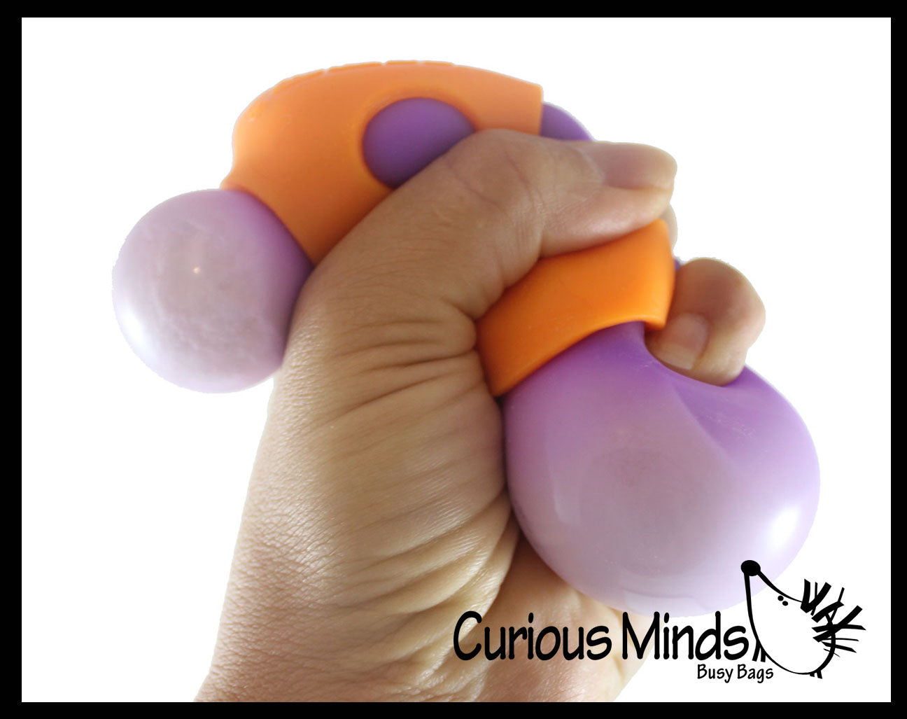 NeeDoh Mushroom - Groovy Shroom Soft Doh Filled Stretch Ball with Mesh Web - Ultra Squishy and Moldable Relaxing Sensory Fidget Stress Toy Nee Doh