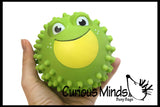 LAST CHANCE - LIMITED STOCK -  CLEARANCE - SALE - OWL 5" Knobby Bumpy Ball Sensory Toy