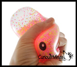 Light Up Octopus - Air and Styrofoam Bead Filled Squeeze Stress Balls  -  Sensory, Stress, Fidget Toy Super Soft