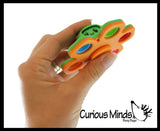 LAST CHANCE - LIMITED STOCK  - SALE - Hard Shell Octopus Bubble Pop Spinner Toy - Happy and Sad Silicone Push Poke Bubble Wrap Fidget Toy - Press Bubbles to Pop the Bubbles Down Then Bubble Popper Sensory Stress Toy