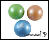 Pearl Swirl Water Filled Stress Toy - Squishy Sensory Fidget Ball - Mesmerizing Swirling Liquid