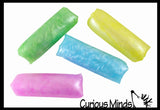 Pearl Swirl Water Filled Tube Snake Stress Toy - Squishy Wiggler Sensory Fidget Ball - Trick Snake