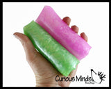 Pearl Swirl Water Filled Tube Snake Stress Toy - Squishy Wiggler Sensory Fidget Ball - Trick Snake