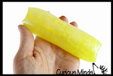 Pearl Swirl Water Filled Tube Snake Stress Toy - Squishy Wiggler Sensory Fidget Ball - Trick Snake