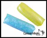 Pearl Swirl Water Filled Tube Snake Stress Toy - Squishy Wiggler Sensory Fidget Ball - Trick Snake