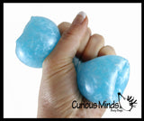 Pearl Swirl Water Filled Tube Snake Stress Toy - Squishy Wiggler Sensory Fidget Ball - Trick Snake