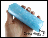 Pearl Swirl Water Filled Tube Snake Stress Toy - Squishy Wiggler Sensory Fidget Ball - Trick Snake