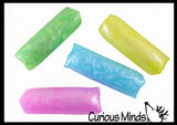 Pearl Swirl Water Filled Tube Snake Stress Toy - Squishy Wiggler Sensory Fidget Ball - Trick Snake