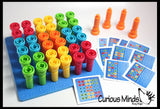 LAST CHANCE - LIMITED STOCK - Problem Solving - Pattern Matching Busy Bag with Pegs and Board