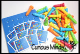 LAST CHANCE - LIMITED STOCK - Problem Solving - Pattern Matching Busy Bag with Pegs and Board