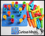 LAST CHANCE - LIMITED STOCK - Problem Solving - Pattern Matching Busy Bag with Pegs and Board