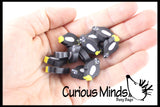 Black Penguin Mini Erasers - Novelty and Functional Adorable Eraser Novelty Treasure Prize, School Classroom Supply, Math Counters - Sorting - Party Favor