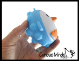 Penguin Bubble Pop Ball -  Cute Winter Animal Bubble Poppers on Ball Squeeze to Pop - Silicone Push Poke Bubble Wrap Fidget Toy - Press Bubbles to Pop - Bubble Popper Sensory Stress Toy