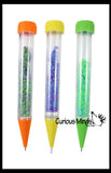 Flowing Foam Motion Pen - Filled with Moving Foam - Soothing and Calming Motion Pen - Liquid Timer Sensory Office Toy - Visual Stimulation