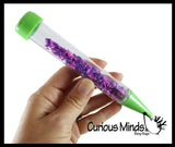 Flowing Compound Motion Pen - Filled with Moving Stuff - Soothing and Calming Motion Pen - Liquid Timer Sensory Office Toy - Visual Stimulation