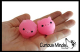 Pig Pen - Pigs in Mud Slime - 2 Piggy Mochi and Brown Mudd Putty - Adorable Pig Lover Gift