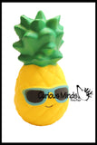 LAST CHANCE - LIMITED STOCK - Squishy Slow Rise Pineapple  -  Sensory, Stress, Fidget Toy
