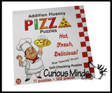 LAST CHANCE - LIMITED STOCK - / SALE - Addition Pizza Puzzle - Early Math - Early Childhood Teacher Supply