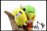 3" Plush Animal Squishy Slow Rise Foam Stuffed Animals-  Sensory, Stress, Fidget Toy