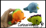 LAST CHANCE - LIMITED STOCK -  3" Plush Dinosaur Squishy Slow Rise Foam Stuffed Animals-  Sensory, Stress, Fidget Toy