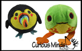3" Plush Animal Squishy Slow Rise Foam Stuffed Animals-  Sensory, Stress, Fidget Toy