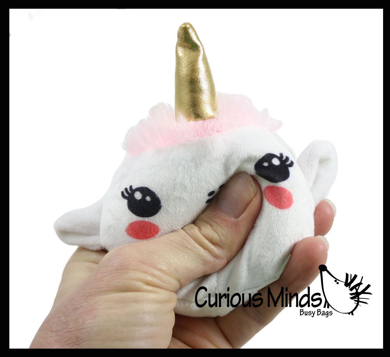 LAST CHANCE - LIMITED STOCK  - SALE - Unicorn Plush with Clip Squishy Slow Rise Foam Stuffed Animals-  Sensory, Stress, Fidget Emotions Self Regulation Toy