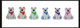 Polar Bear Mini Erasers - Novelty and Functional Adorable Eraser Novelty Treasure Prize, School Classroom Supply, Math Counters - Color Sorting - Party Favor 144 (12 Dozen)