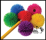 LAST CHANCE - LIMITED STOCK - SALE - Large Hedge Ball Pencil Toppers - Sensory Office Toy - Party Favor Classroom Prize