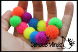 Mini Pom Puffer Hedge Ball Fidget Bracelet -  Sensory Fidget Toy