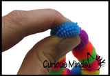 Mini Pom Puffer Hedge Ball Fidget Bracelet -  Sensory Fidget Toy