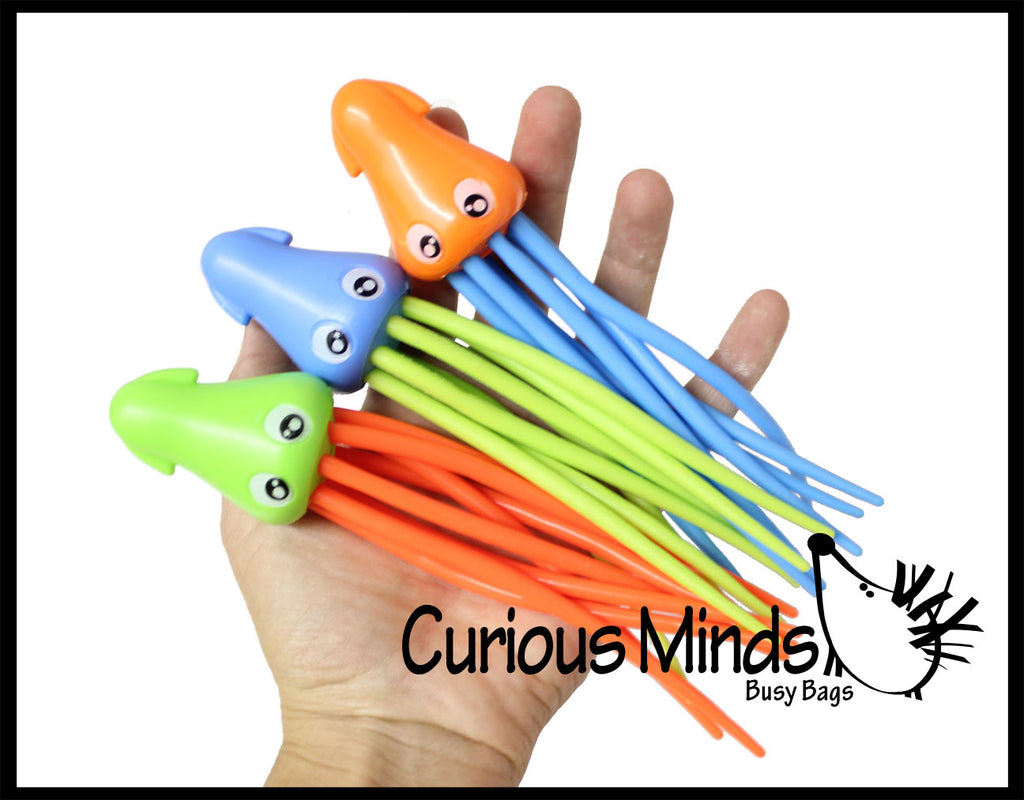 Squid/Octopus/Jellyfish Pool Dive Sticks - Pool, Beach and Bath Toy Dives