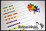 PDF DOWNLOAD - Pop Bead Early Pattern Busy Bag - Match patterns and make jewelry with pop beads - Quiet Learning Activity