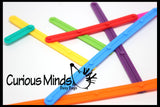 Problem Solving - Pattern Matching Busy Bag with Popsicle Sticks OR Plastic Sticks that snap together