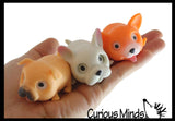 Pop Eye Dog -  Soft Doh Filled Stretch Ball - Ultra Squishy Relaxing Sensory Fidget Stress Toy