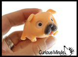 Pop Eye Dog -  Soft Doh Filled Stretch Ball - Ultra Squishy Relaxing Sensory Fidget Stress Toy