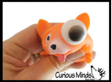 Pop Eye Dog -  Soft Doh Filled Stretch Ball - Ultra Squishy Relaxing Sensory Fidget Stress Toy