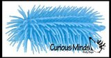 6" Puffer Worms - Sensory Fidget and Soft Hairy Air-Filled Stress Balls - OT Autism SPD