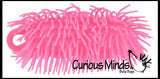 6" Puffer Worms - Sensory Fidget and Soft Hairy Air-Filled Stress Balls - OT Autism SPD