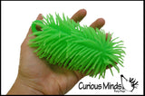 6" Puffer Worms - Sensory Fidget and Soft Hairy Air-Filled Stress Balls - OT Autism SPD