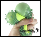 Avocado Puffer Fruit Air- Filled Squeeze Stress Balls with Faces  -  Sensory, Stress, Fidget Toy