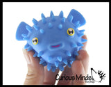 Puffer Fish Puffer Ball - Small Novelty Toy - Party Favors - Air Filled Sensory Fidget Toys