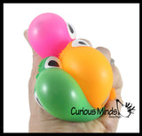 LAST CHANCE - LIMITED STOCK  - SALE - Mini Puffer Frogs - Small Novelty Toy - Party Favors - Air Filled Sensory Fidget Toys