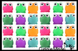 LAST CHANCE - LIMITED STOCK  - SALE - Mini Puffer Frogs - Small Novelty Toy - Party Favors - Air Filled Sensory Fidget Toys